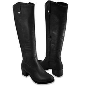 Rampage Black NWOT Mid Calf Boots